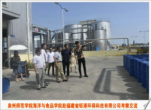 海洋與食品學院專家團赴福建省鉅港環保科技公司開展技術交流，共促綠色食品與環保技術融合發展